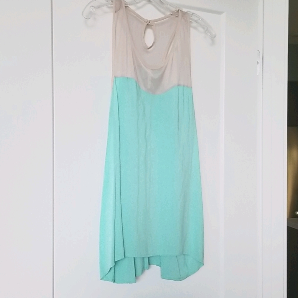 Fio Fio Baby Blue Top Made in USA  Size L